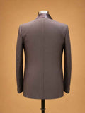Wine 3-Piece Suit for Men with Waistcoat, Tie & Pocket Square | Premium Formal Wear
