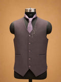 Wine 3-Piece Suit for Men with Waistcoat, Tie & Pocket Square | Premium Formal Wear