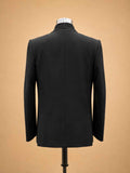 Black Embellished Tuxedo Suit for Men with Bow Tie & Waistcoat | Premium Formal Wear