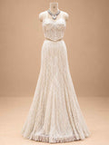 Ivory embellished gown