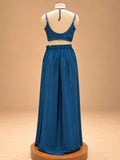 Deep Teal Blue Embroidered Lehenga Set with Embellished Blouse & Dupatta | Women's Ethnic Wear