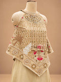 Ivory Embellished Peplum Kurta with Wide-Leg Sharara Set | Women's Festive Wear