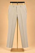 Ivory Textured Indo-Western Suit Set for Men | Wedding & Groom Wear