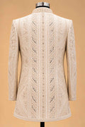 Ivory Embroidered Sherwani Set for Men | Groom & Wedding Wear
