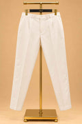 Ivory Textured Sherwani for Men with Trousers – product image 6