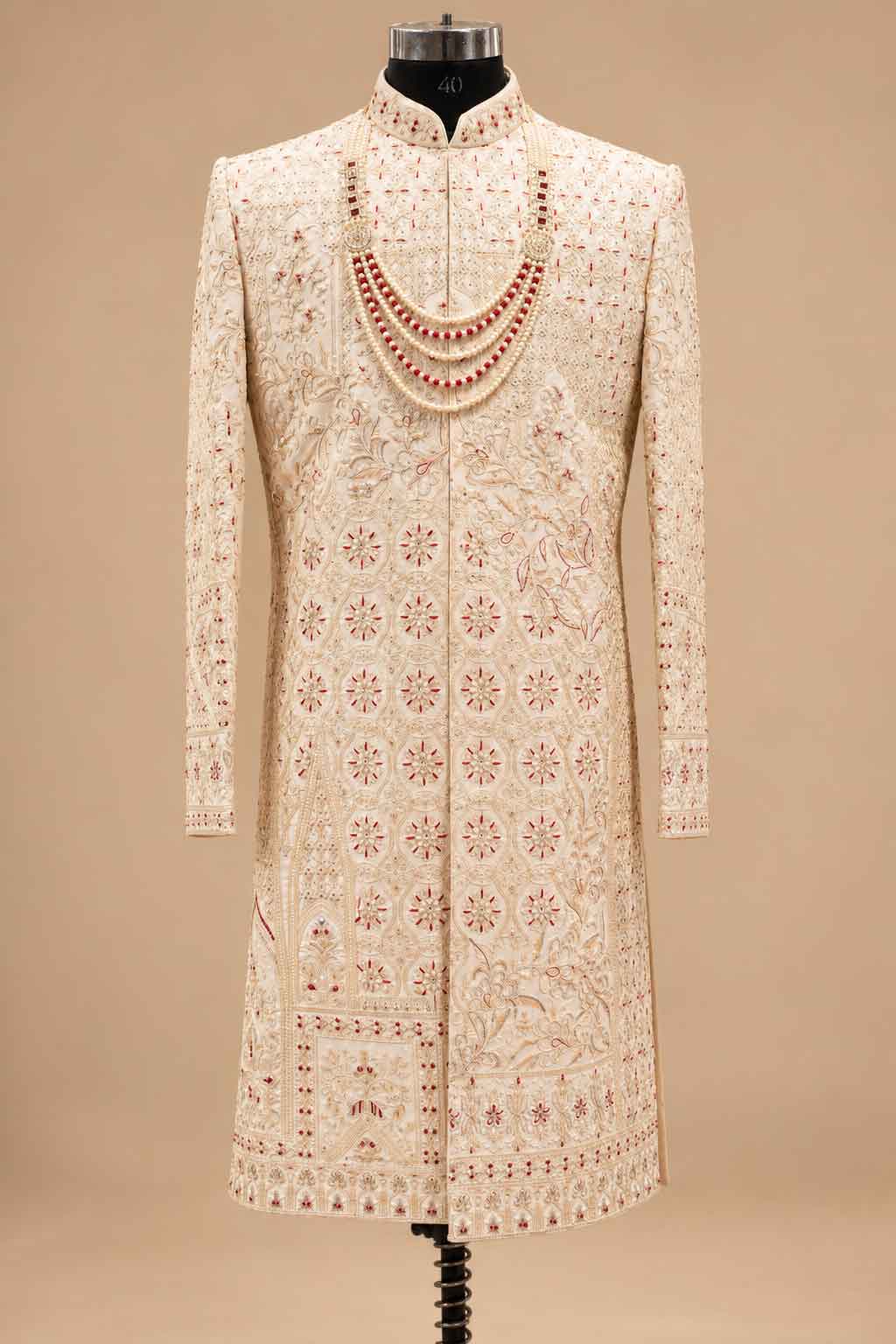 Royal Ivory sherwani for men – product view 2