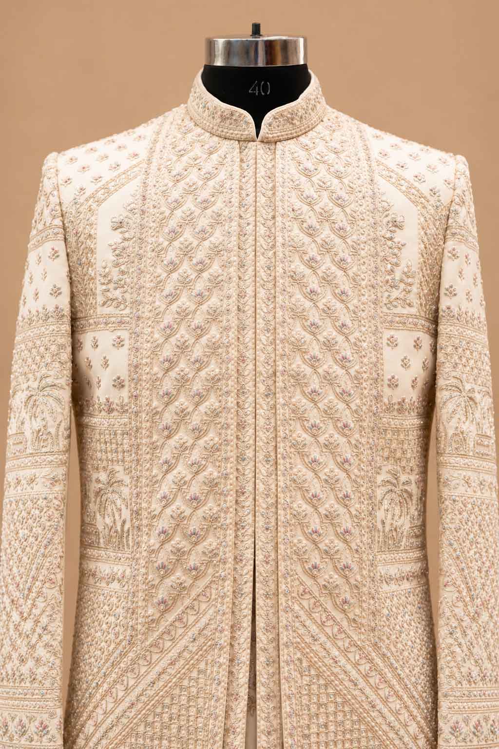 Royal Ivory sherwani for men – product view 3