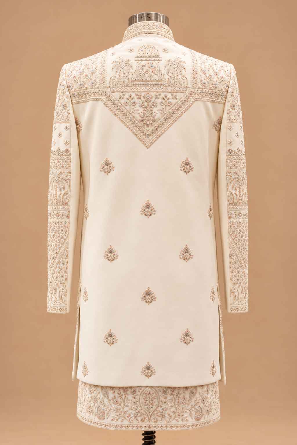 Royal Ivory sherwani for men – product view 5