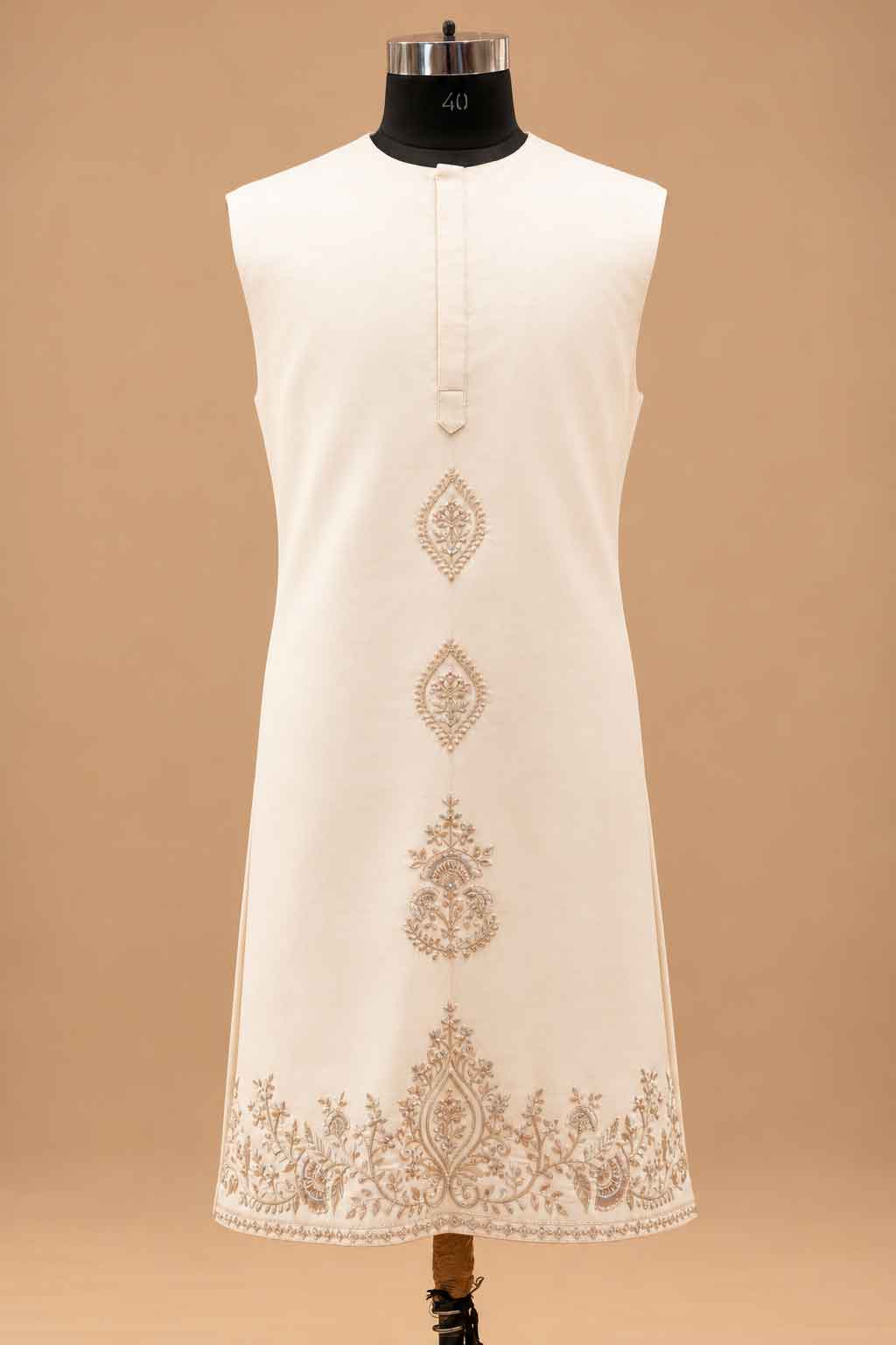 Royal Ivory sherwani for men – product view 6