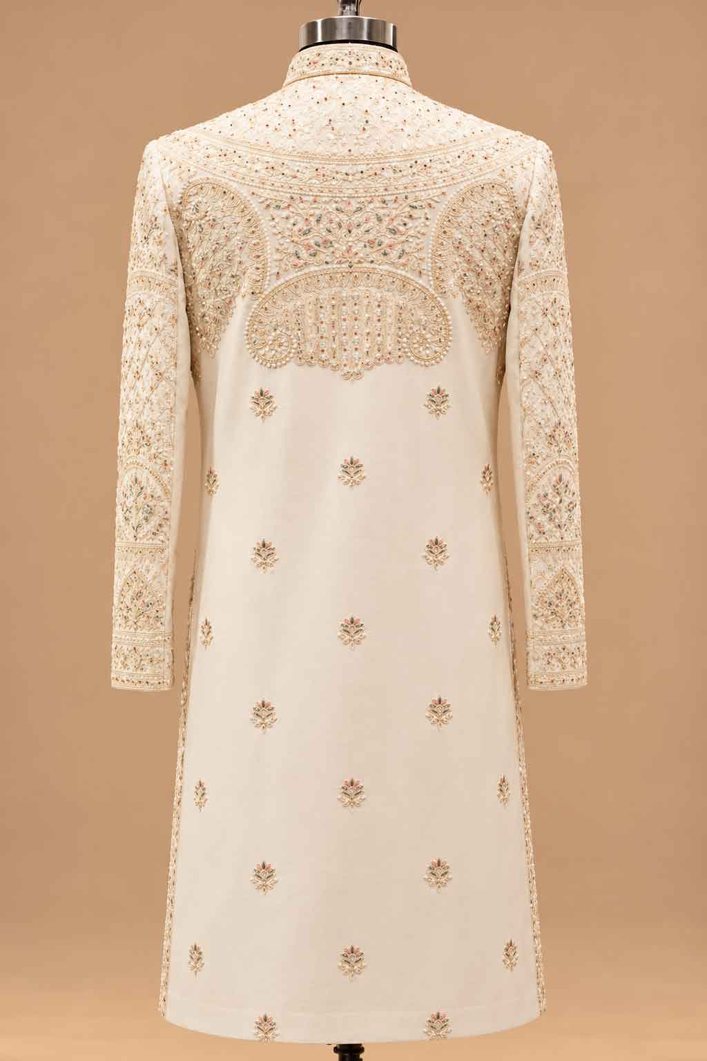 Royal Ivory sherwani for men – product view 6