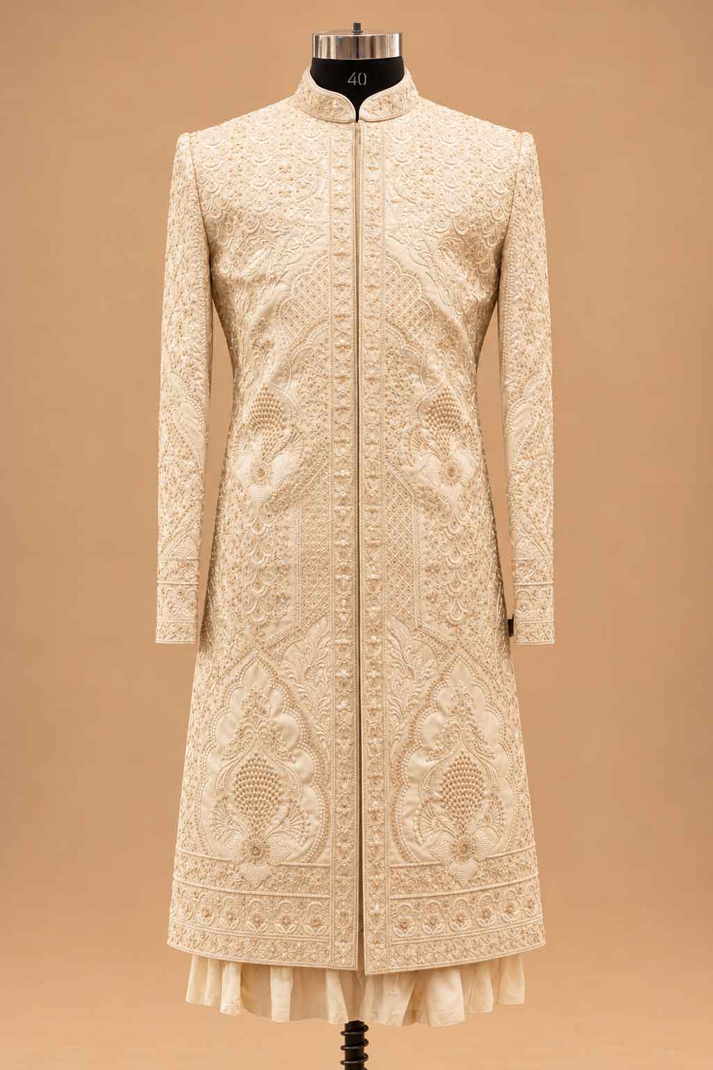Royal Ivory sherwani for men – product view 3