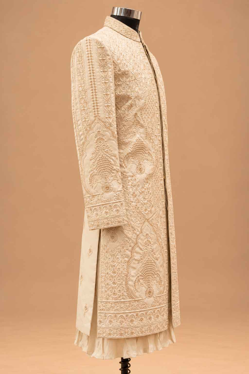 Royal Ivory sherwani for men – product view 4
