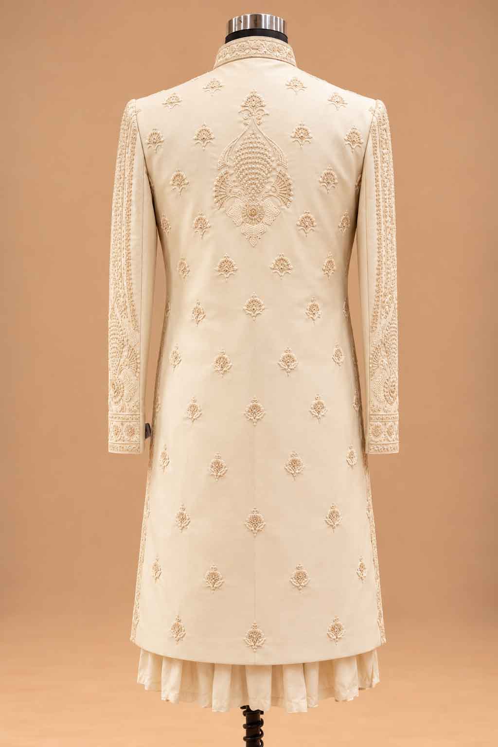 Royal Ivory sherwani for men – product view 6