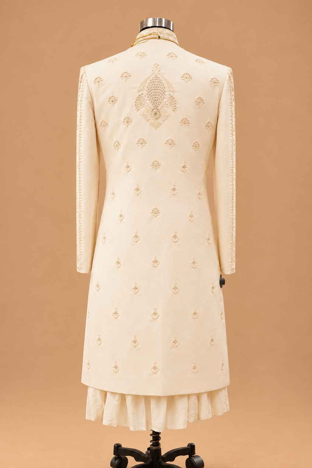 Royal Ivory sherwani for men – product view 6