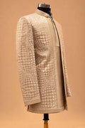 Champagne Gold sherwani for men – product view 4
