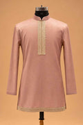 Blush Pink sherwani for men – product view 3