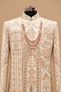 Royal Ivory sherwani for men – product view 3