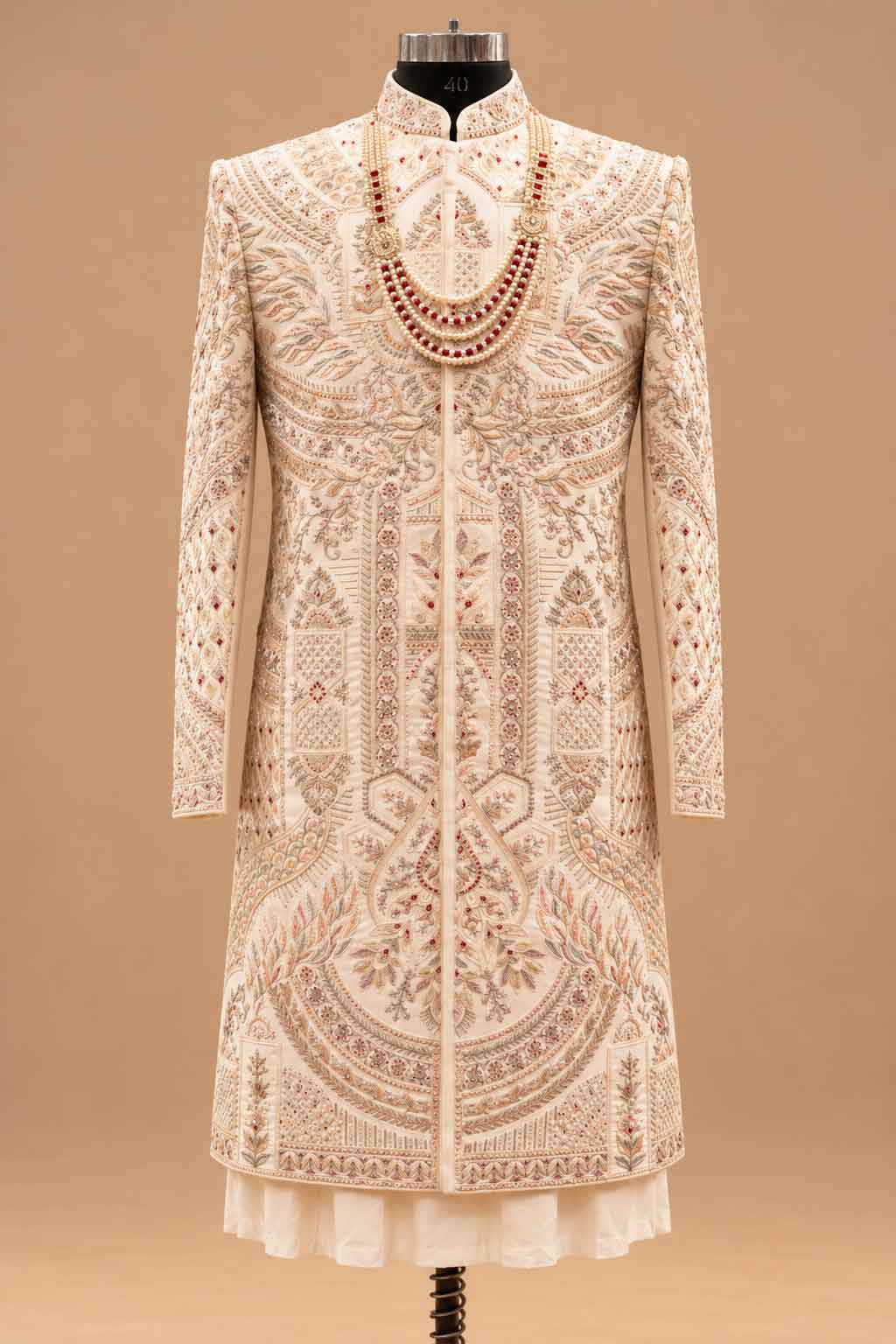 Royal Ivory sherwani for men – product view 6
