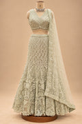 Sage Green lehenga choli for women – product view 2