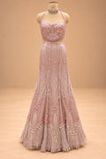 Blush Pink designer gown for women – product view 2