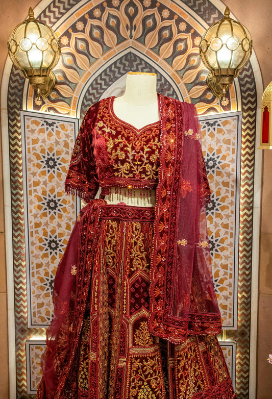 Embroidered Muslin Kurta Set with Dupatta