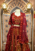 Embroidered Muslin Kurta Set with Dupatta