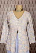 Lavender Embroidered Jacket Lehenga Set for Women – Elegant Wedding & Festive Wear