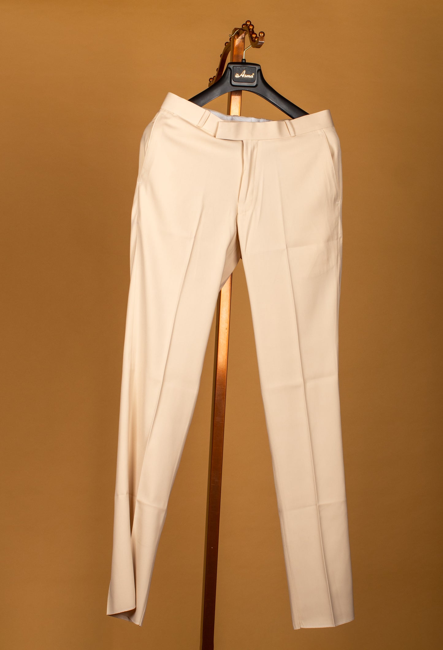 Beige and Silver Embroidered Sherwani with Mirror Work