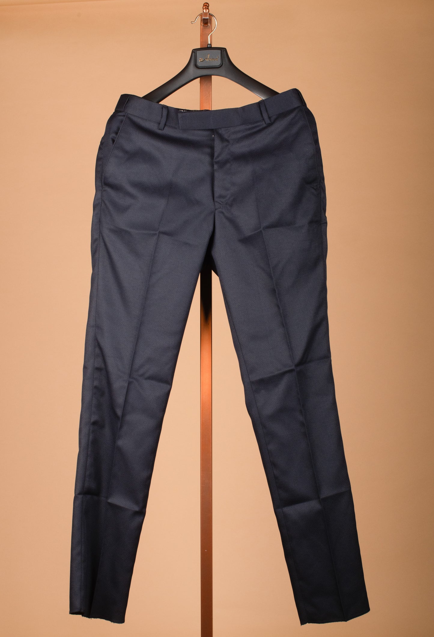 Midnight Navy Classic Bandhgala Suit with Statement Buttons