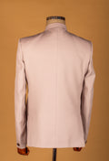 Blush Pink Minimalist Bandhgala Suit with Studded Detail