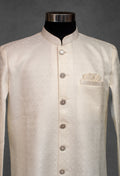 Cream Silk Kurta for Men