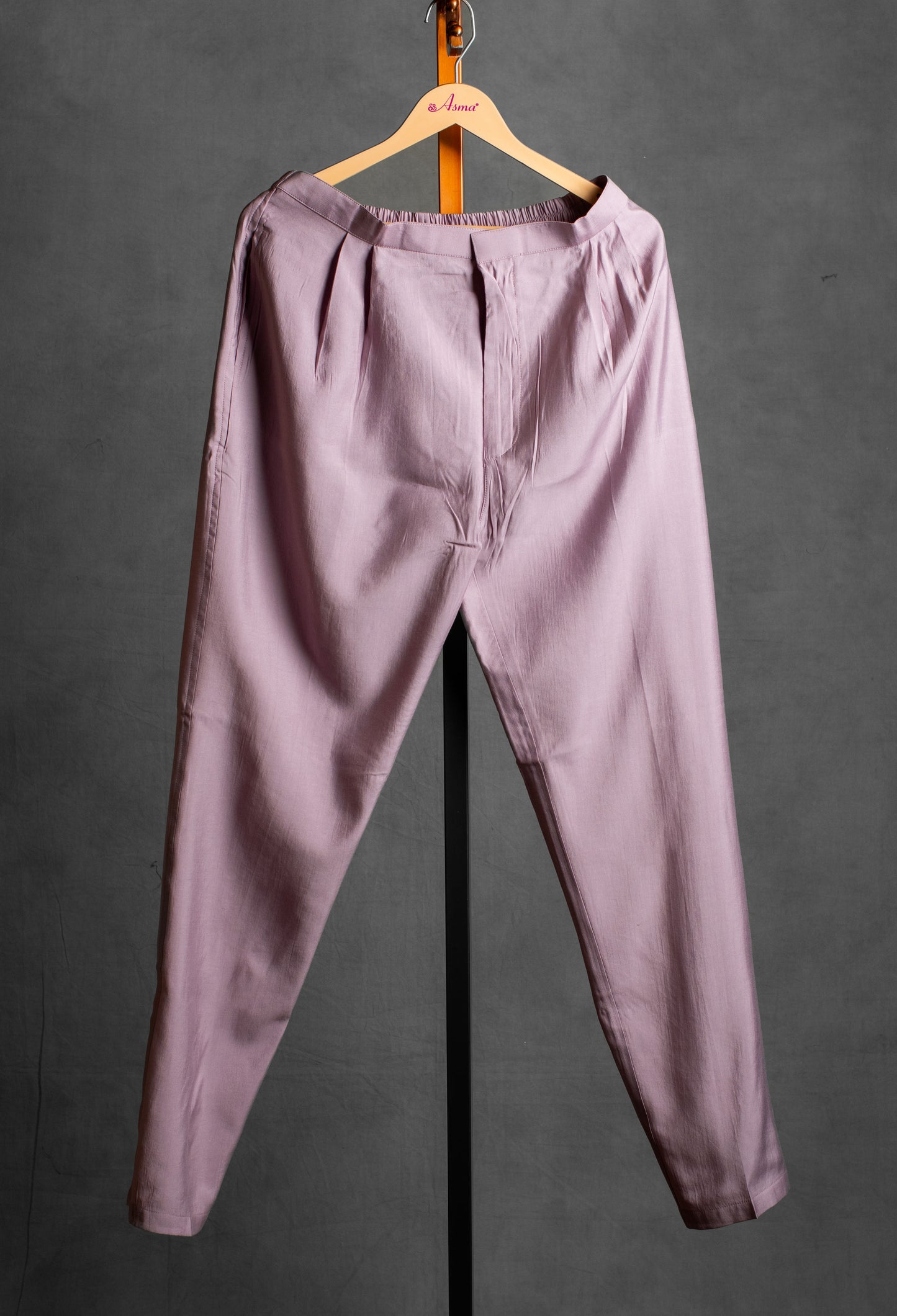 Mauve Floral Embroidered Nehru Jacket Set for Men