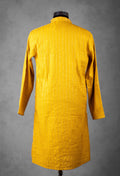 Mustard Yellow Sequin Kurta for Men