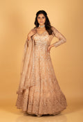Champagne Gold Heavy Embellished Bridal Gown