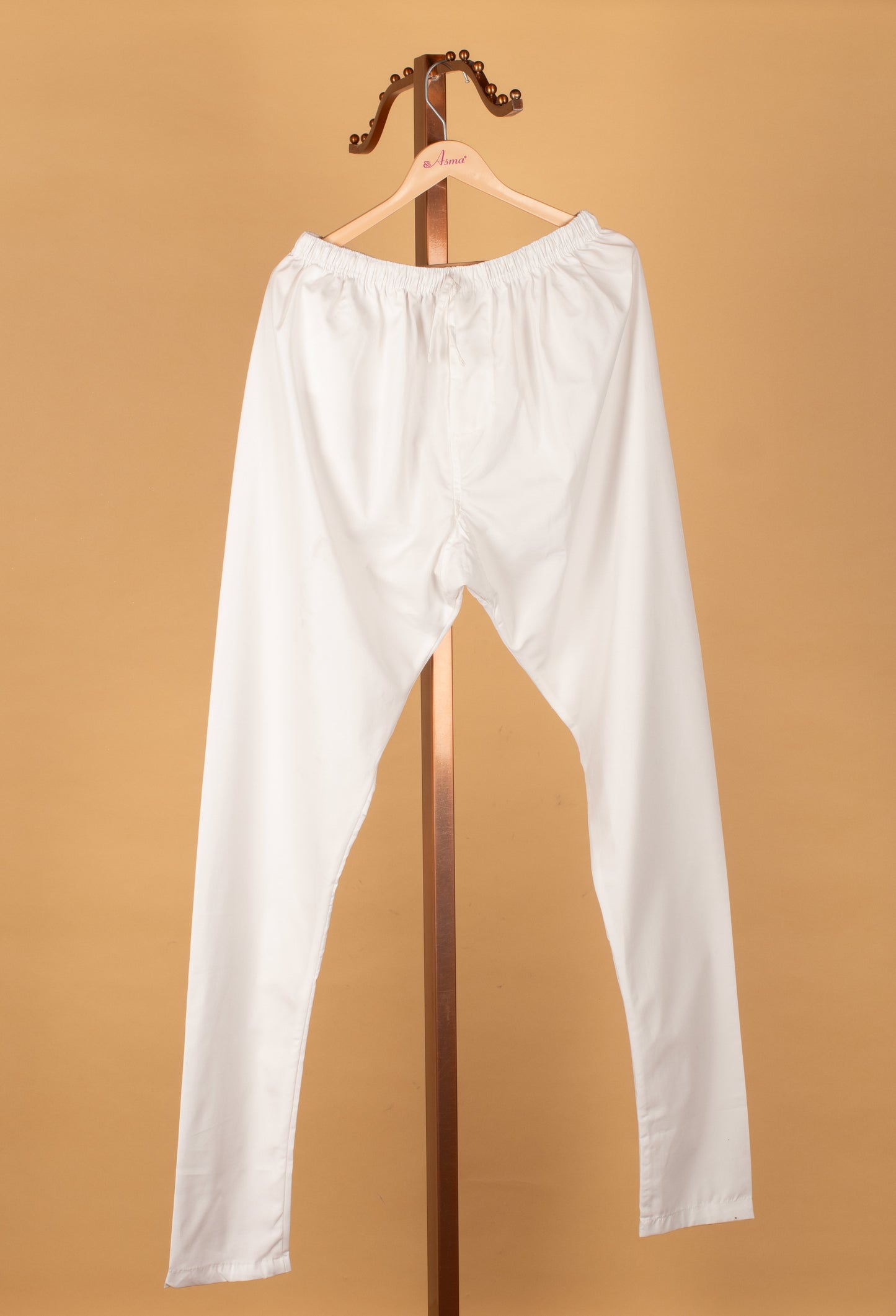 Men’s Beige Printed Straight-Cut Kurta with Mandarin Collar