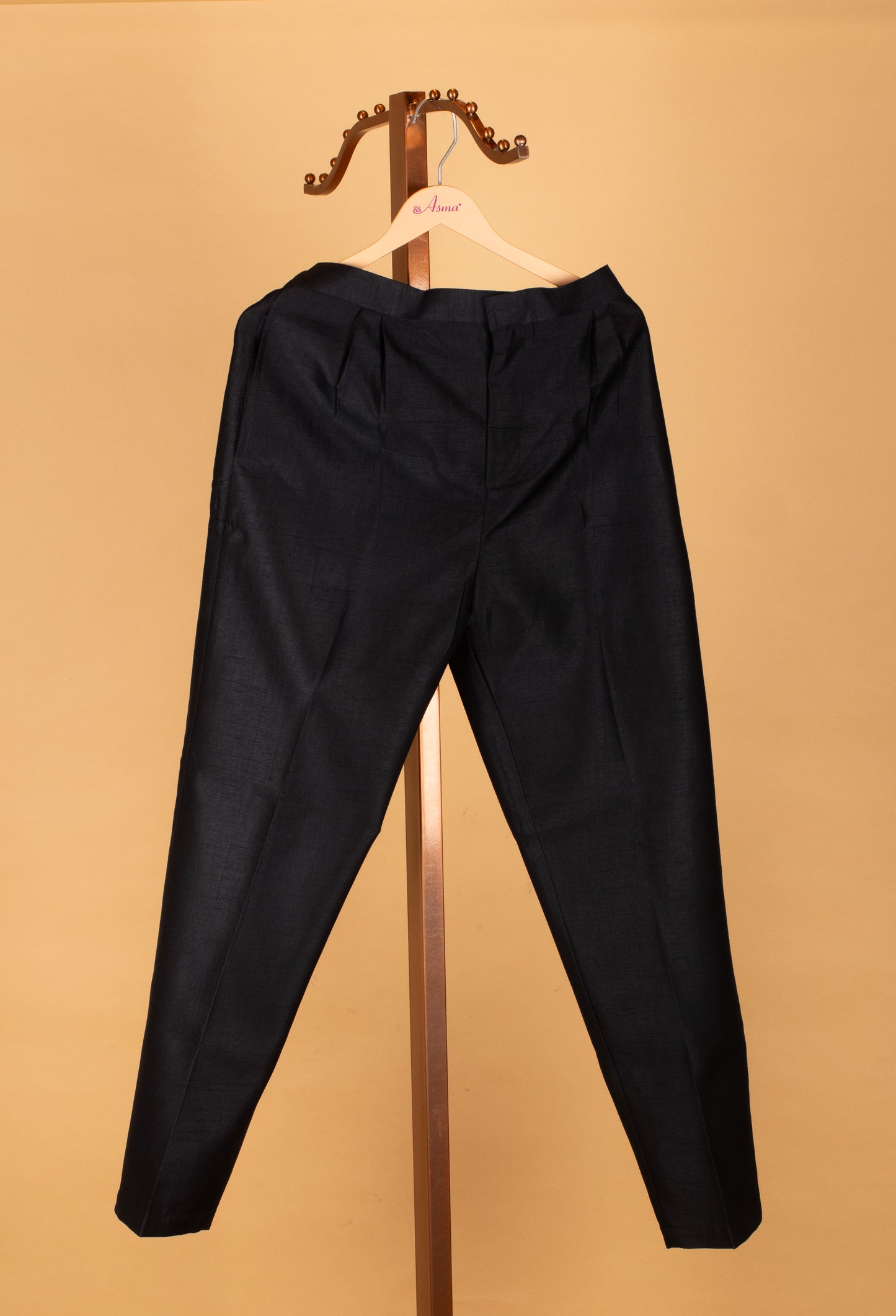 Men’s Black Kurta Set with Heritage Printed Nehru Jacket