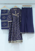 Purple Printed Cotton Kurta Pant Set with Dupatta for Women ( DOYEL-534 PURPLE )