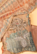 Pastel Printed & Embroidered Unstitched Dress Material with Designer Dupatta