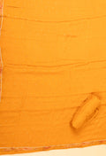 Mustard Yellow Embroidered Unstitched Dress Material with Dupatta